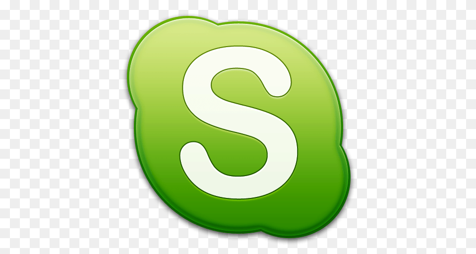 Skype Icon Clipart Clipart, Symbol, Text, Green, Number Png Image