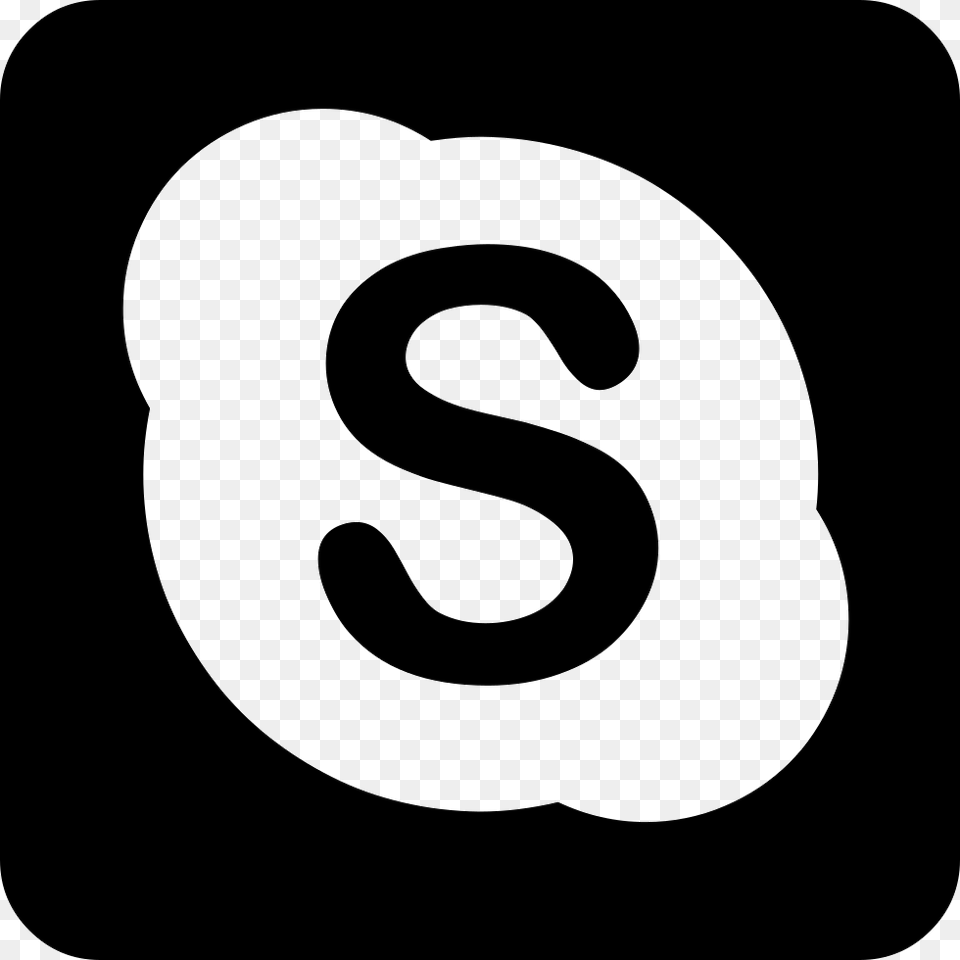 Skype Icon Free Download, Symbol, Number, Text Png