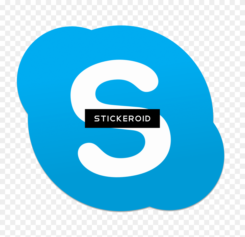 Skype Logo, Text, Number, Symbol, Disk Free Png Download