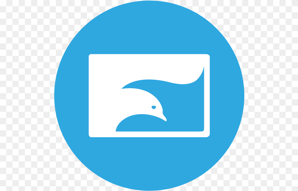 Skype Logo Clipart Download Twitter Circle Icon, Animal, Dolphin, Mammal, Sea Life Png Image