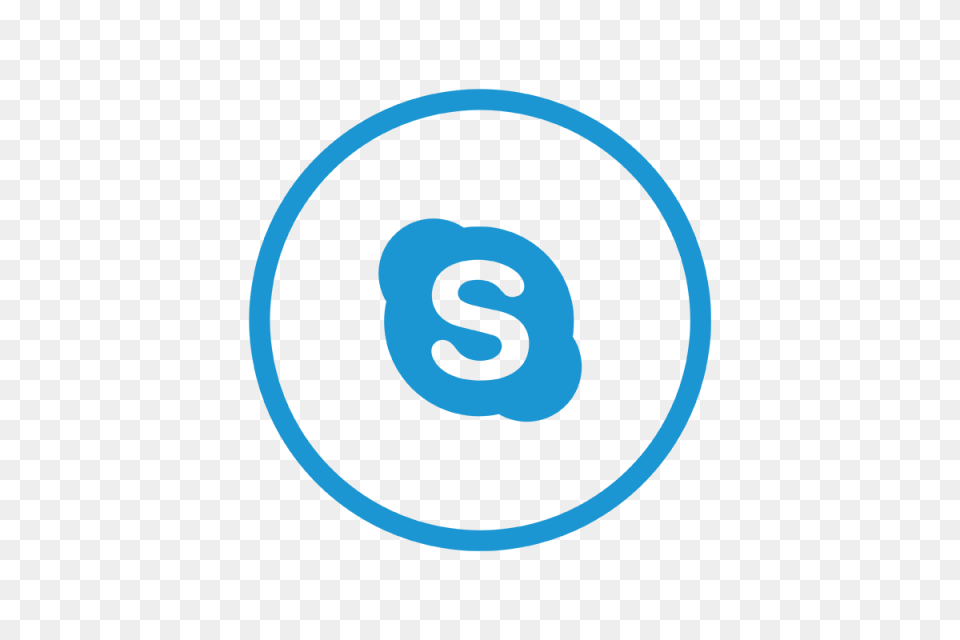 Skype Logo Icon Social Media Icon And Vector For Free Download, Text, Symbol, Number, Disk Png
