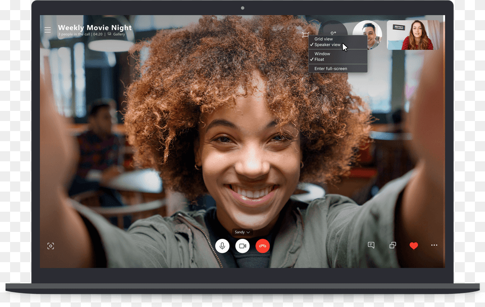 Skype Speaker View Skype Video Call Screen 2019, Smile, Portrait, Photography, Face Free Transparent Png