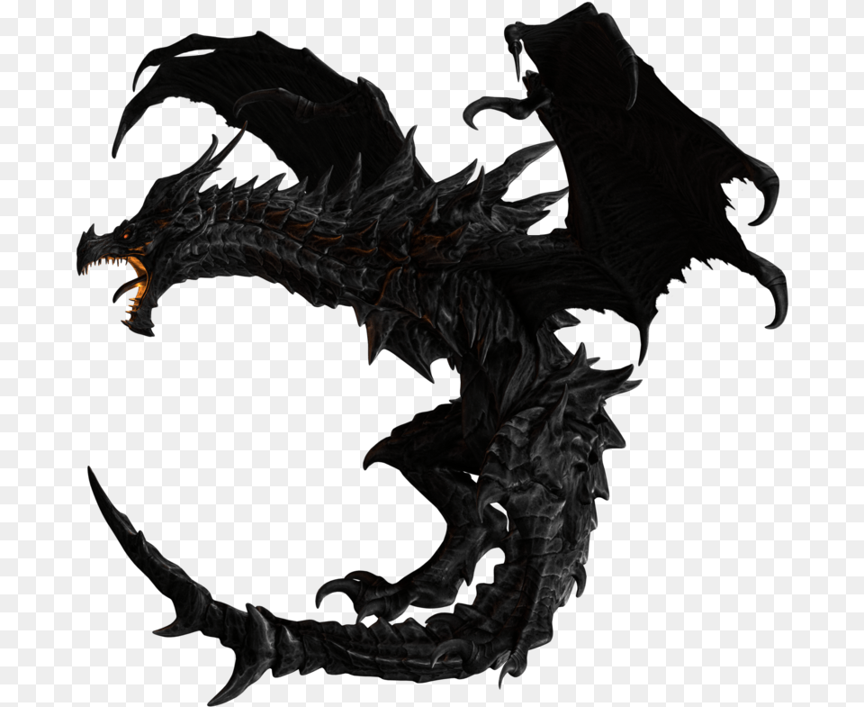 Skyrim Alduin, Dragon Png