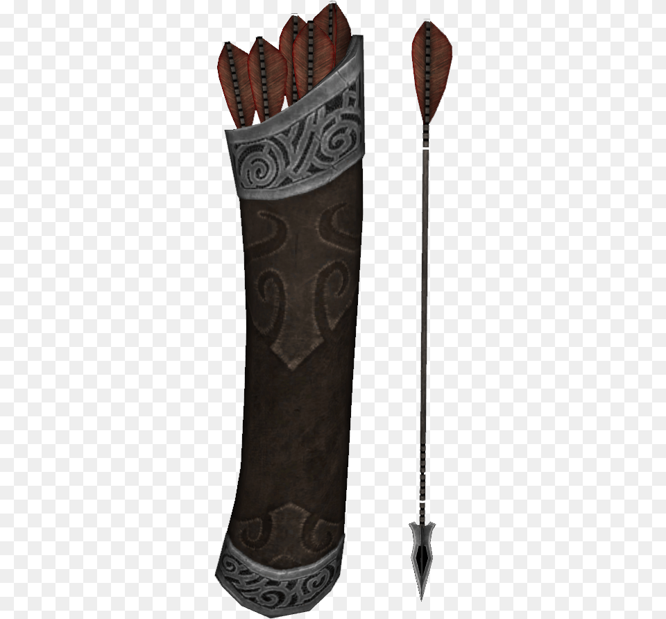Skyrim Arrows And Quiver, Weapon, Arrow, Can, Tin Free Png