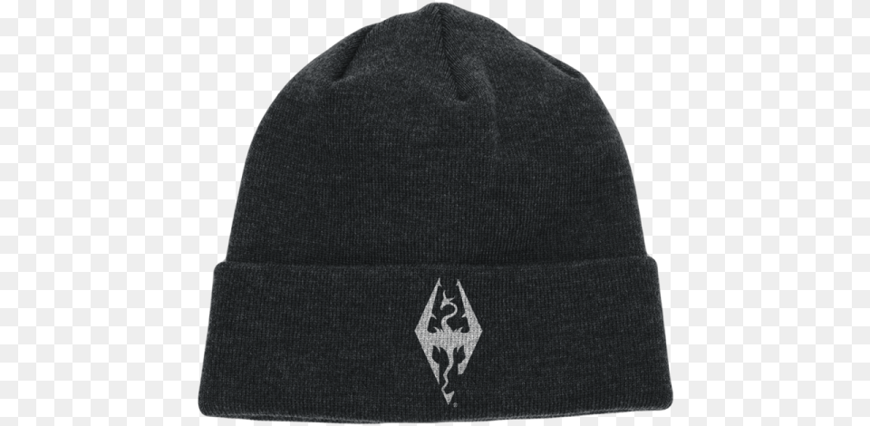 Skyrim Beanie Dragon Symbol New Xbox360 The Elder Scrolls V Skyrim Premium, Cap, Clothing, Hat, Coat Png Image