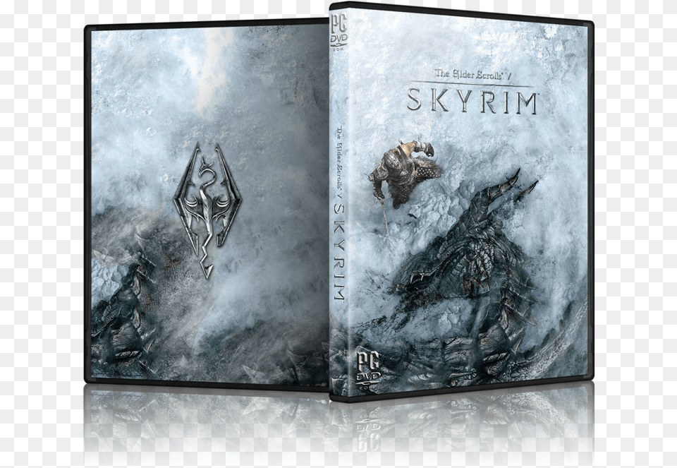 Skyrim Custom Cover Art, Book, Publication, Adult, Male Free Png