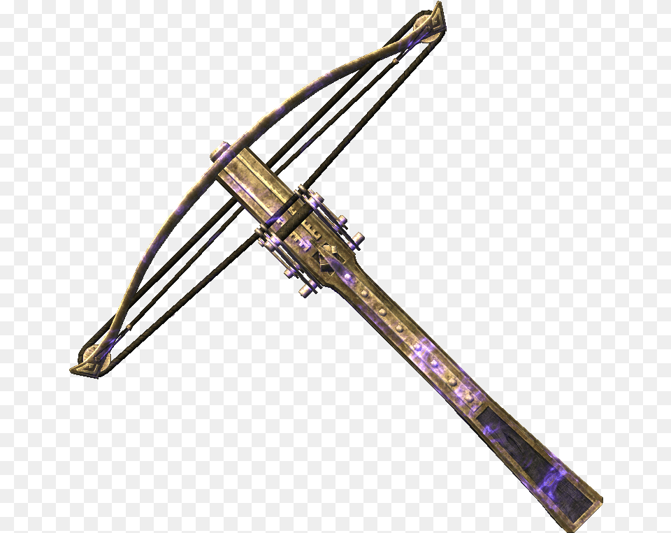 Skyrim Enhanced Dwarven Crossbow, Weapon, Bow, Blade, Dagger Free Transparent Png