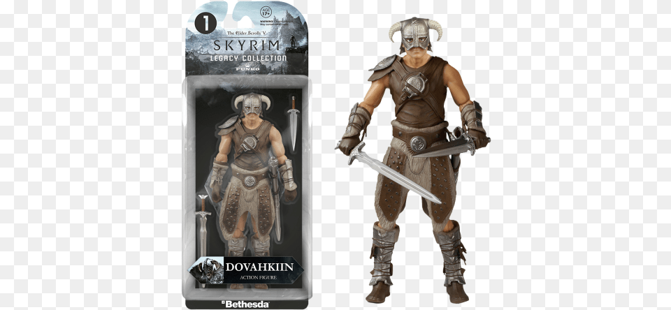 Skyrim Figure Dovahkiin Legacy Collection Funko Skyrim Legacy Dovahkiin Action Figure, Baby, Clothing, Costume, Person Png Image