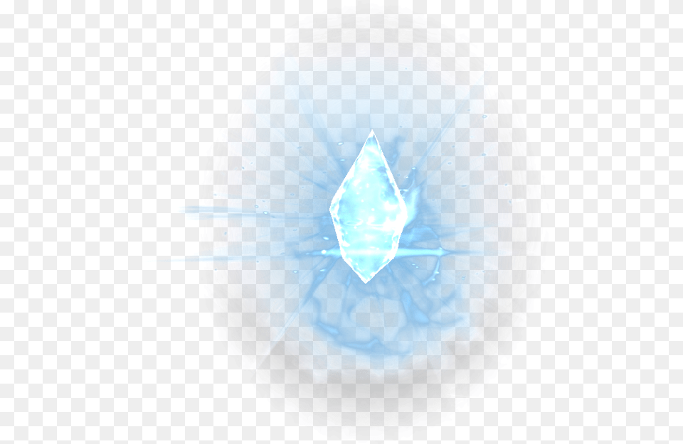 Skyrim Ice Spell, Crystal, Flare, Light, Lighting Free Png Download
