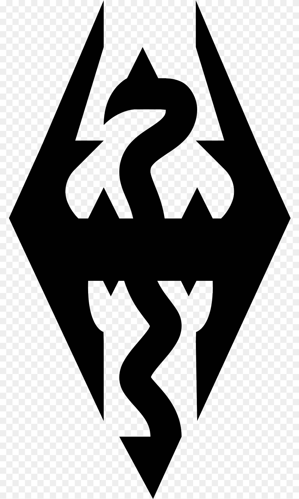Skyrim Map Icons Skyrim Logo, Gray Free Png