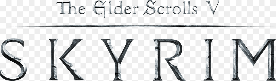 Skyrim Symbol Elder Scrolls Skyrim, Art, Collage, Text Png Image