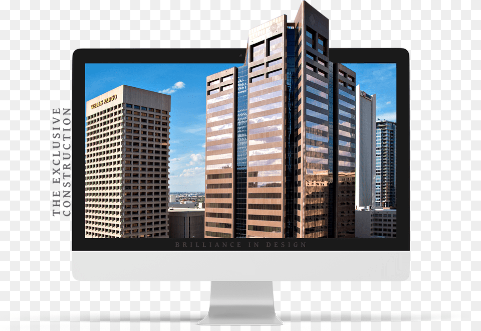 Skyscraper, Architecture, Screen, Monitor, Metropolis Png Image