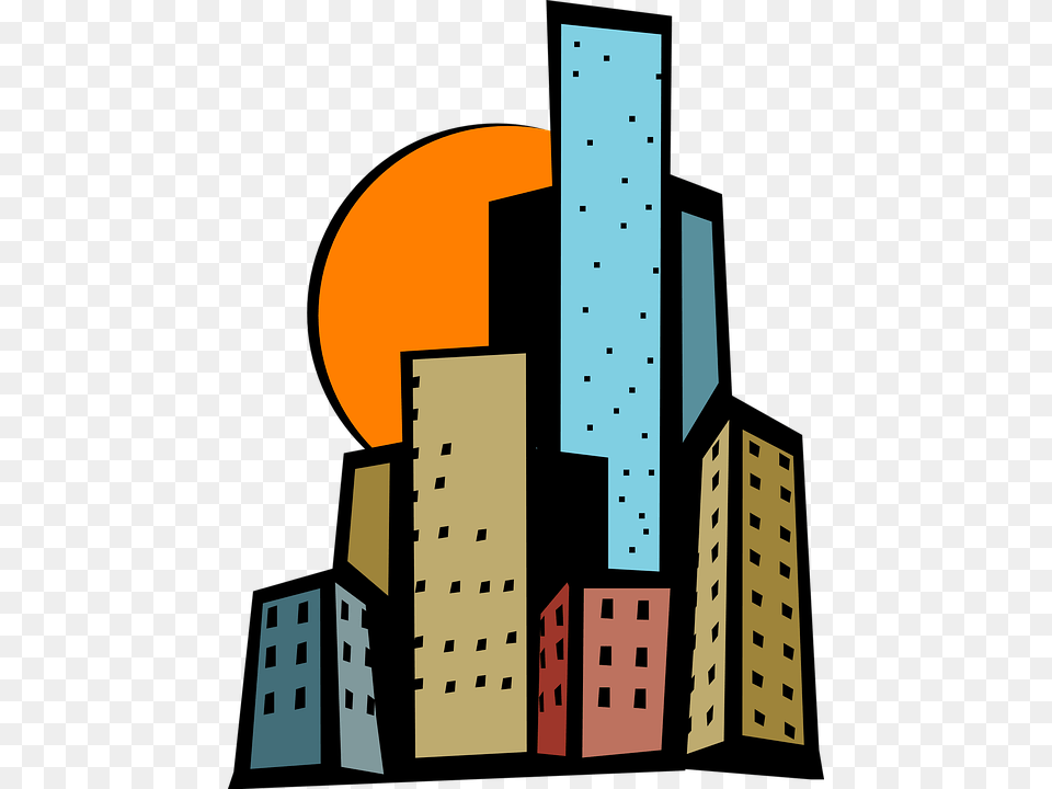 Skyscraper Building Clipart Clip Art Images, City, Urban Free Transparent Png