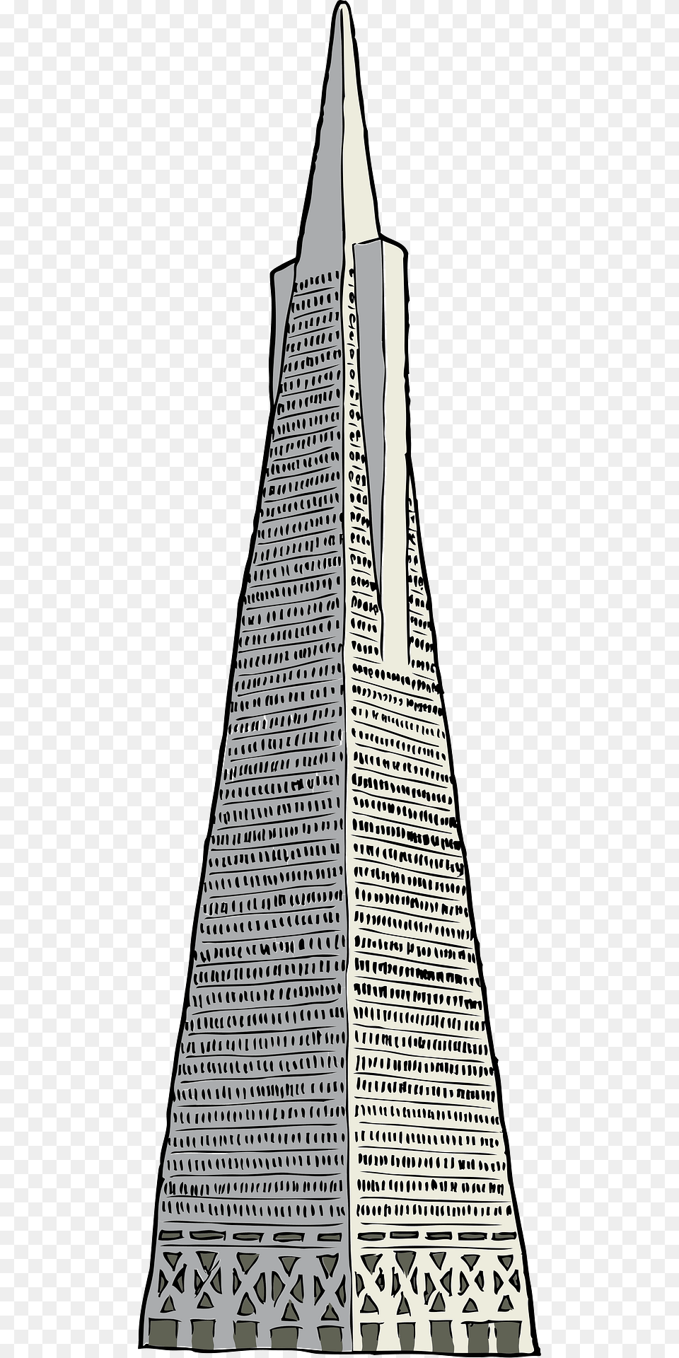 Skyscraper Clipart, Architecture, Building, Tower, Triangle Free Png Download