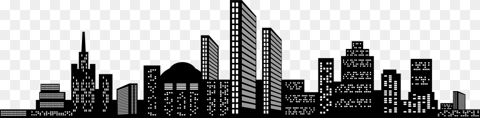 Skyscraper Clipart Buildings Silhouette, City, Urban, Architecture, Building Free Png Download
