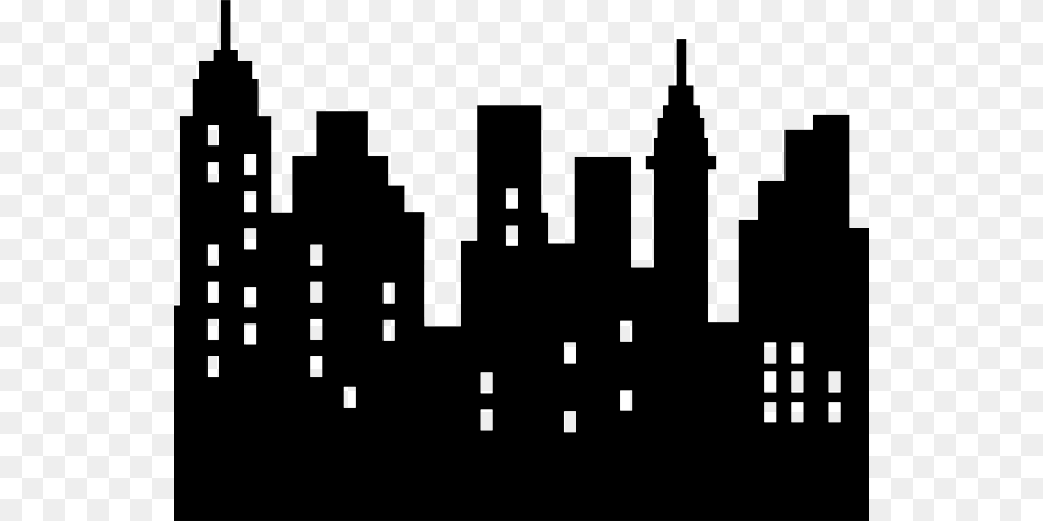 Skyscraper Clipart Sky Scraper City Silhouette Black And White, Scoreboard Free Transparent Png
