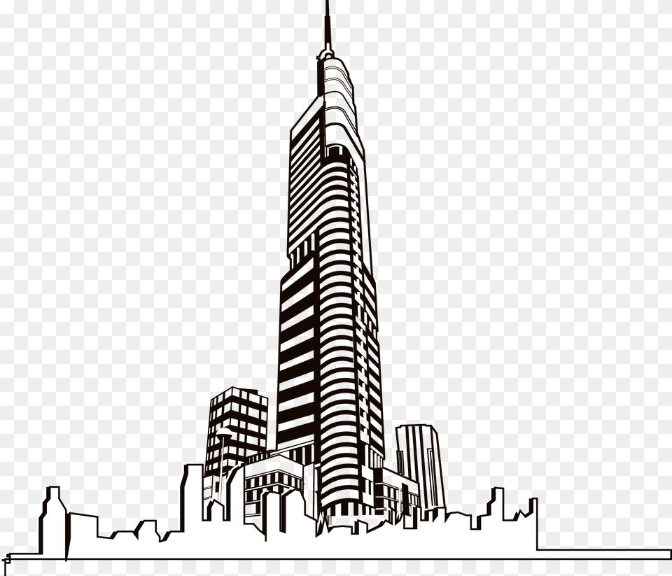 Skyscrapers Clipart, Architecture, Art, Building, City Free Transparent Png