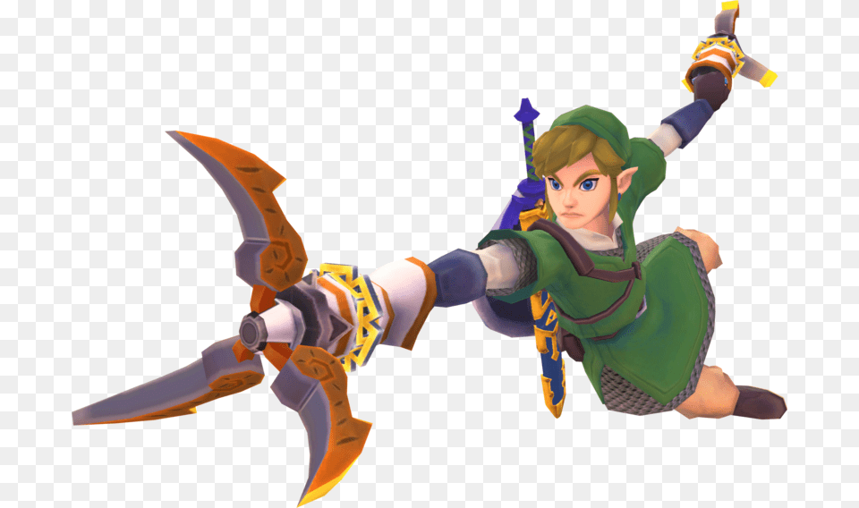 Skyward Sword Clawshot, Baby, Person, Weapon, Bow Free Png Download