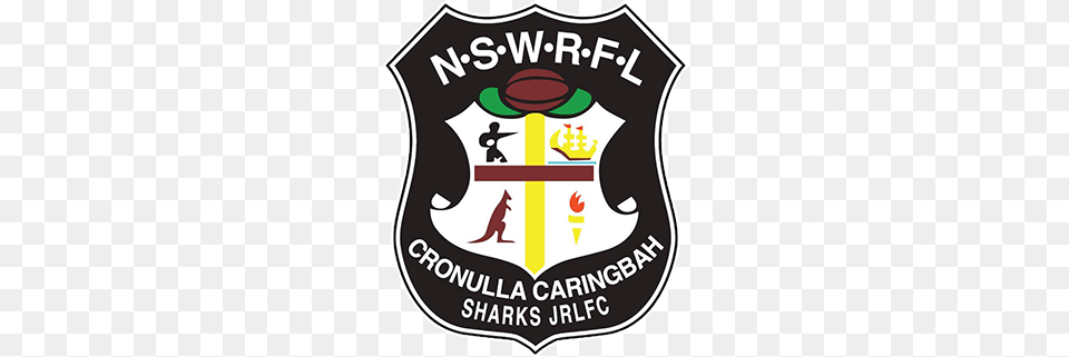 Sl Cronulla Caringbah Sharks Logo Cronulla Caringbah Rugby League, Badge, Symbol, Emblem Png Image