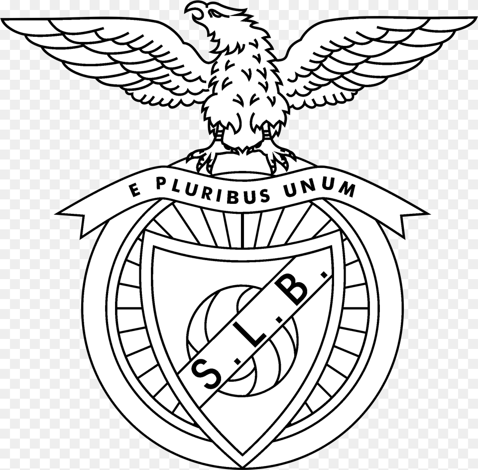 Sl Benfica Logo Vector, Emblem, Symbol, Animal, Bird Png