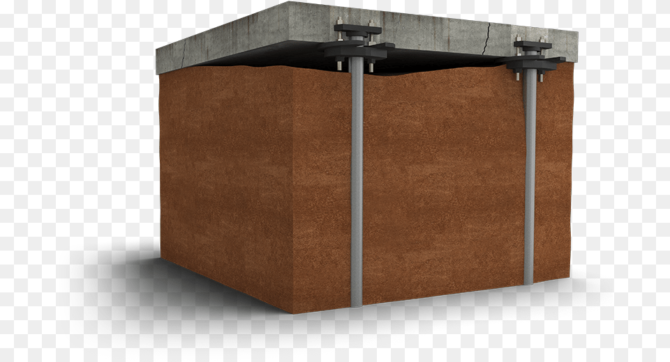 Slab Pier True Level Concrete Slab Pier, Mailbox, Wood, Indoors, Interior Design Free Transparent Png