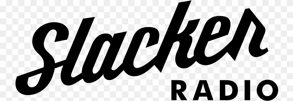 Slacker Radio Logo, Gray Free Png