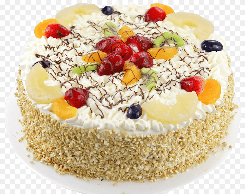 Slagroom Cake Fruit Cake, Birthday Cake, Cream, Dessert, Food Free Png Download