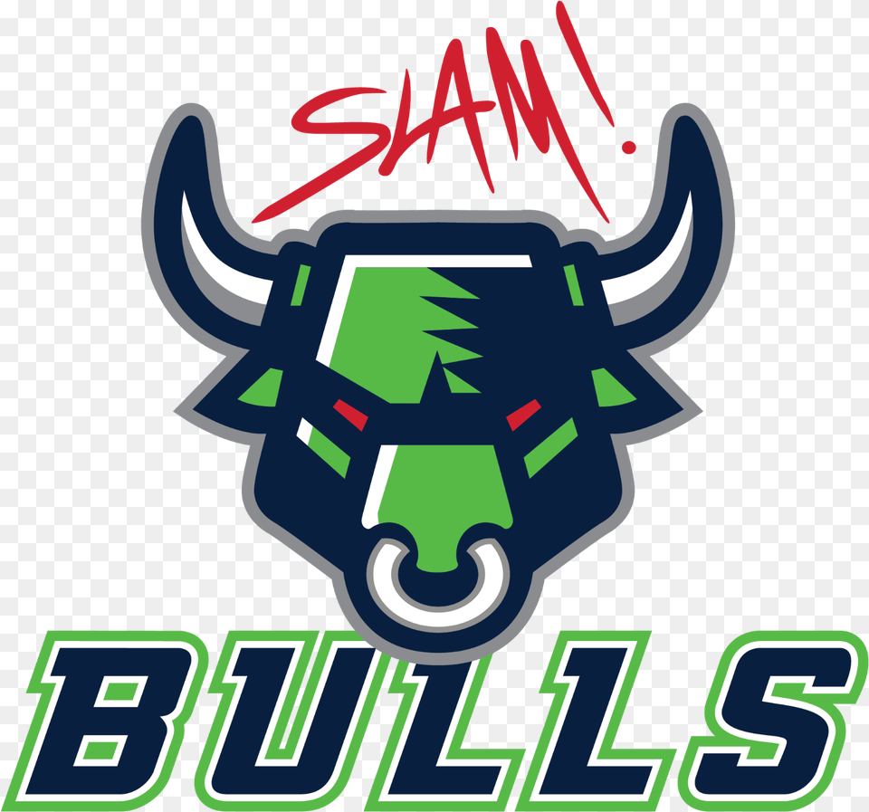 Slam Academy Bulls Logo, Animal, Mammal, Bull, Livestock Free Png