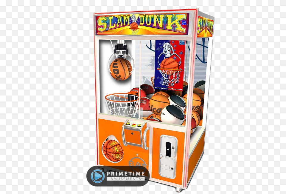 Slam Dunk Crane Machine By Elaut Usa Slam Dunk Claw Machine, Ball, Basketball, Basketball (ball), Sport Free Transparent Png