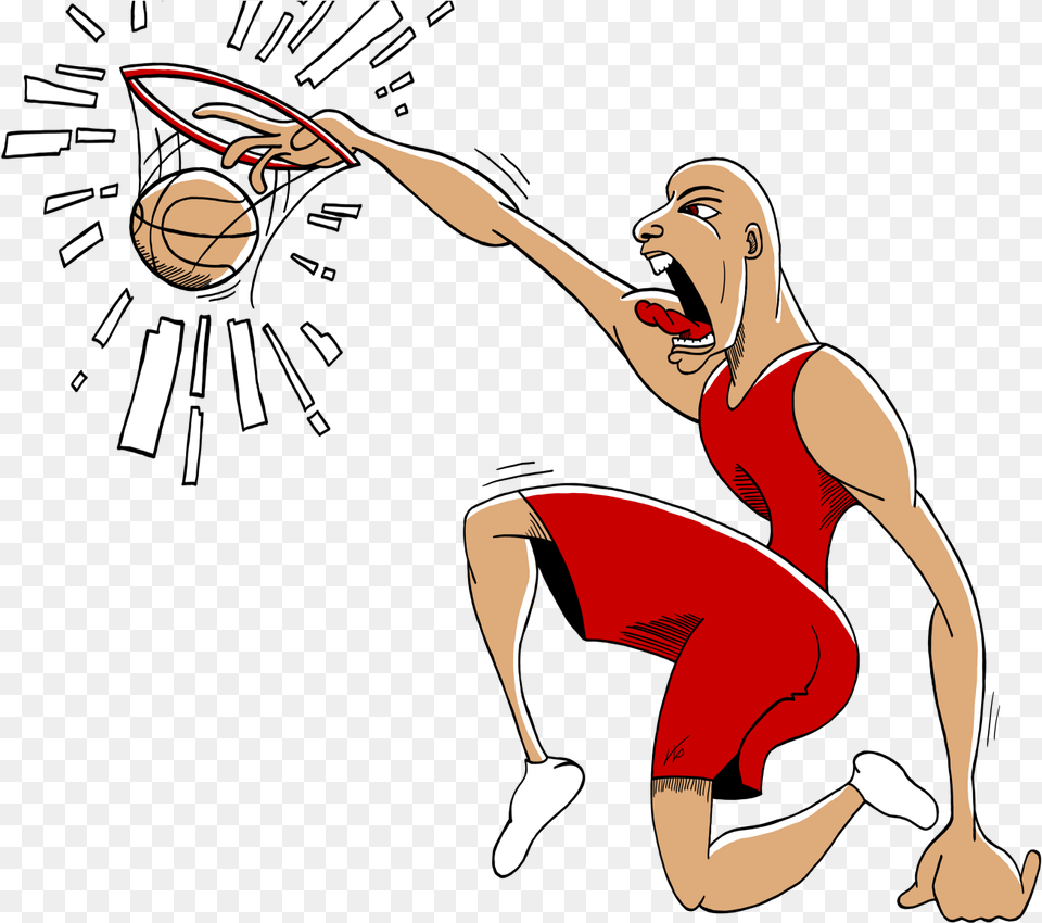 Slam Dunk Illustration Block Basketball, Adult, Female, Person, Woman Free Transparent Png