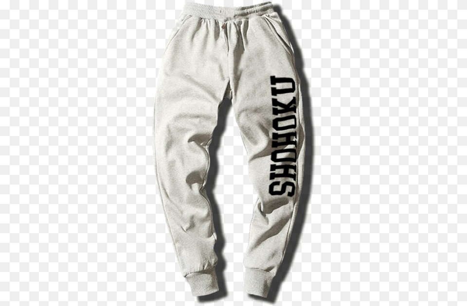 Slam Dunk Shohoku Printed Closed Bottom Fleece Sweatpants Trousers, Clothing, Pants, Person Free Png