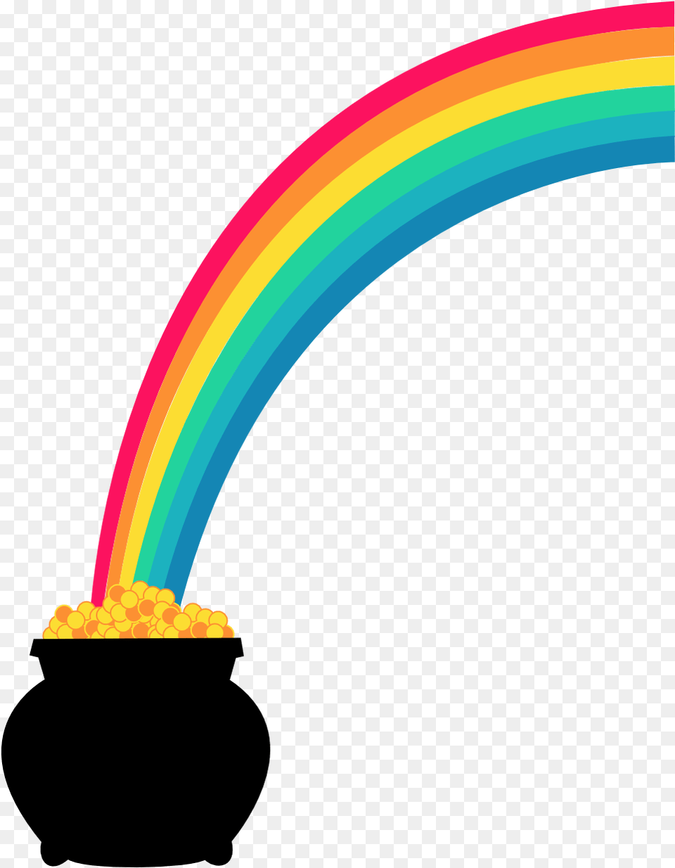 Slankys Transparent Rainbow Pot Of Gold, Nature, Outdoors, Sky, Light Free Png Download