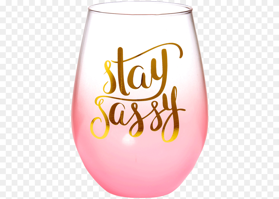 Slant Stay Sassy Stemless Wine Glass, Alcohol, Beverage, Liquor, Wine Glass Png Image