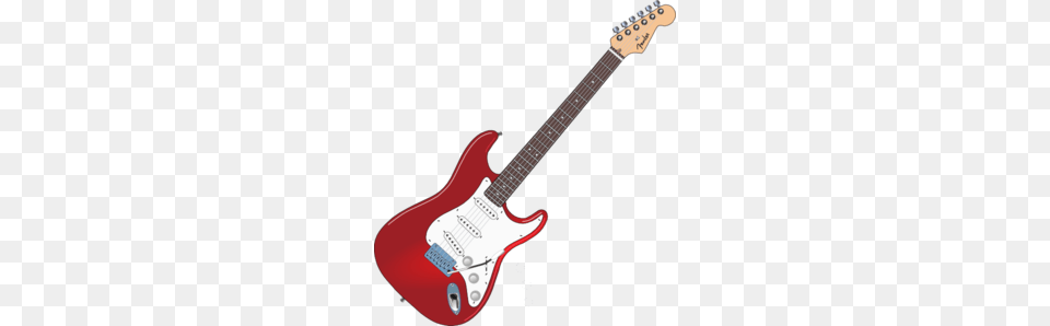 Slanted Red Fender Clip Art, Electric Guitar, Guitar, Musical Instrument Free Png Download