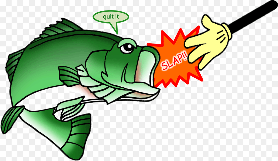 Slap The Bass Fish Clipart Slap The Bass Fish, Fishing, Leisure Activities, Outdoors, Water Free Png