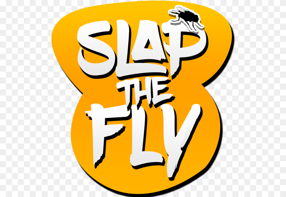 Slap The Fly Windows Game Graphic Design, Sticker, Logo, Person, Text Free Transparent Png