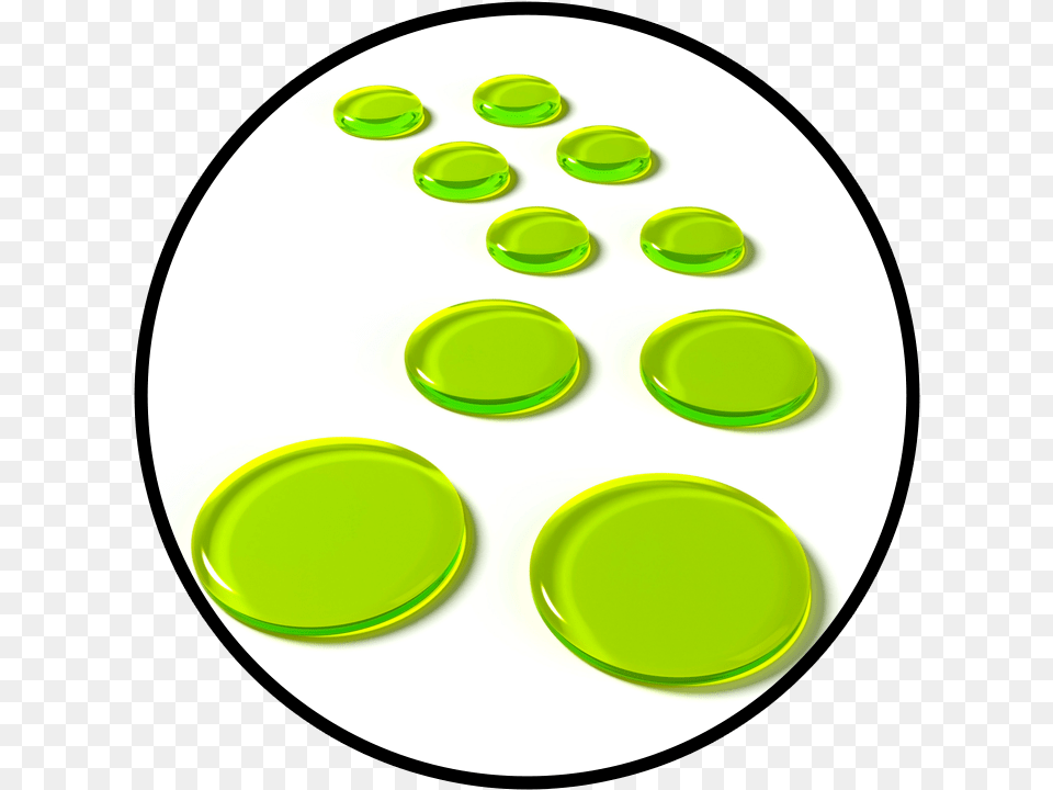 Slapklatz Pro Alien Green Gels Circle Slapklatz Slappro Bk, Plate Png Image