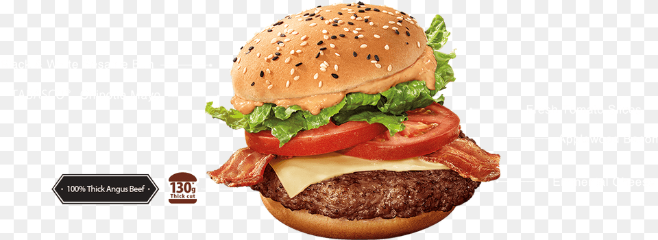 Slapped On A Juicy 130g Angus Beef With Fresh Tomato Cheeseburger, Burger, Food Free Png Download
