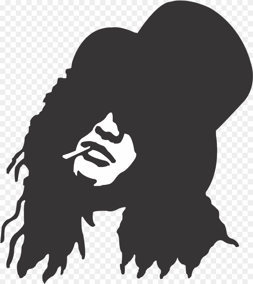 Slash Guns N Roses, Stencil, Baby, Person, Silhouette Png