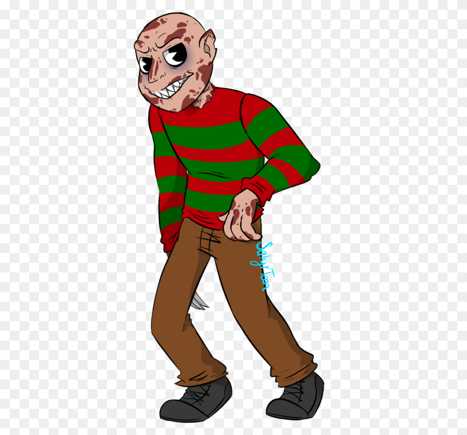 Slasher Toons Freddy, Adult, Person, Man, Male Free Png
