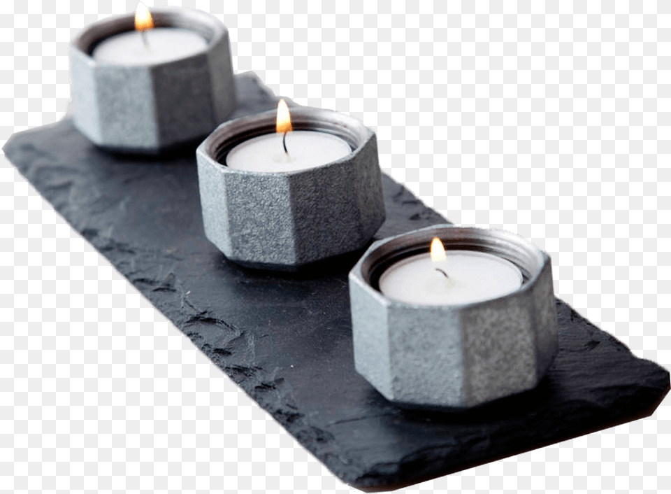 Slate Candle Holder Free Png Download