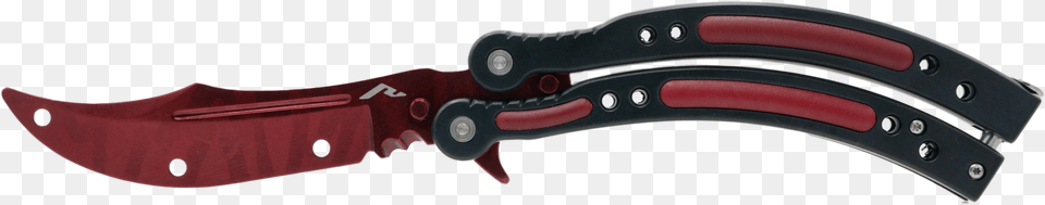Slaughter Red Butterfly Trainer Cs Go Butterfly Knife Hyper Beast, Blade, Dagger, Weapon Free Png