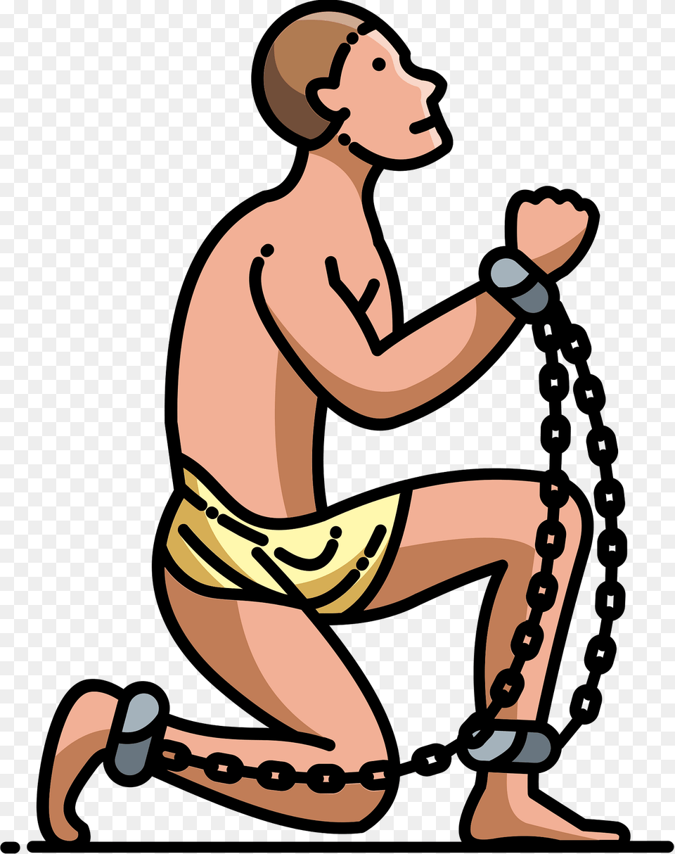 Slave Person Clipart, Kneeling, Face, Head Png Image