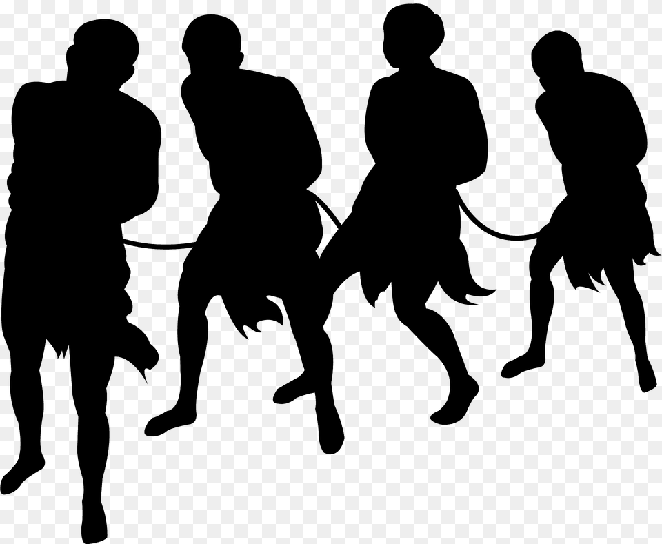 Slaves Silhouette, Person, Man, Male, Adult Free Png Download