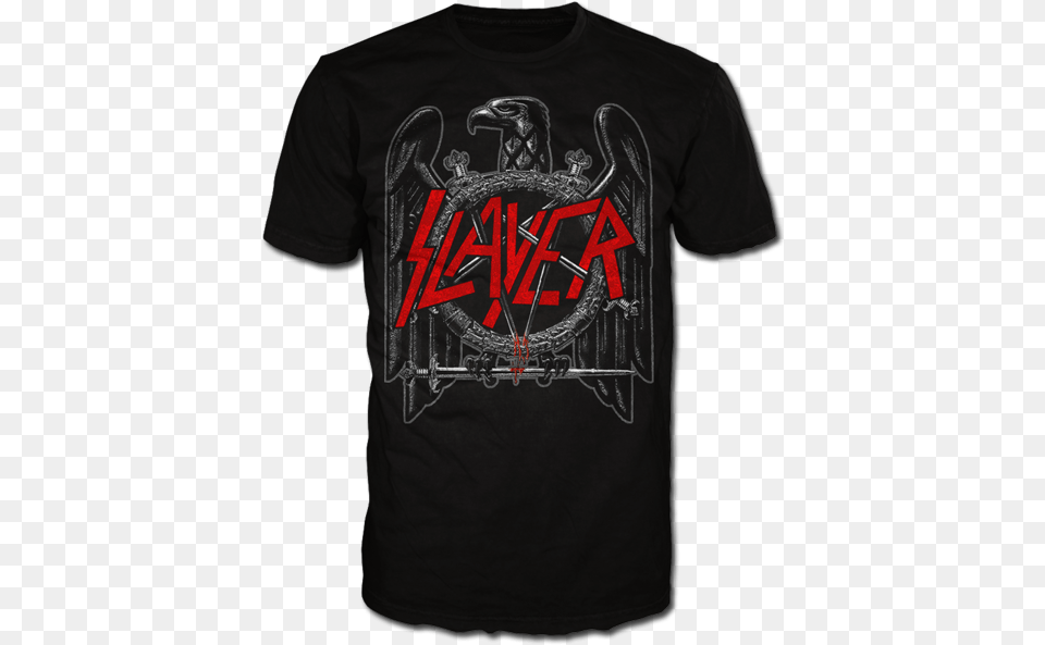 Slayer Black Eagle, Clothing, T-shirt, Shirt Free Png Download