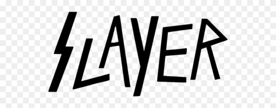 Slayer Black Logo, Text Png Image