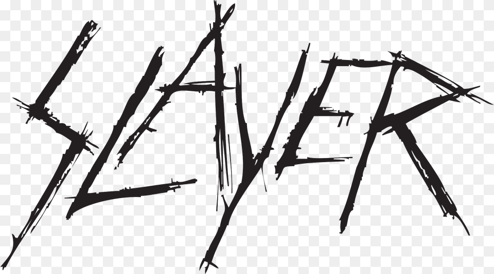 Slayer Carved Logo, Text, Blade, Dagger, Knife Png