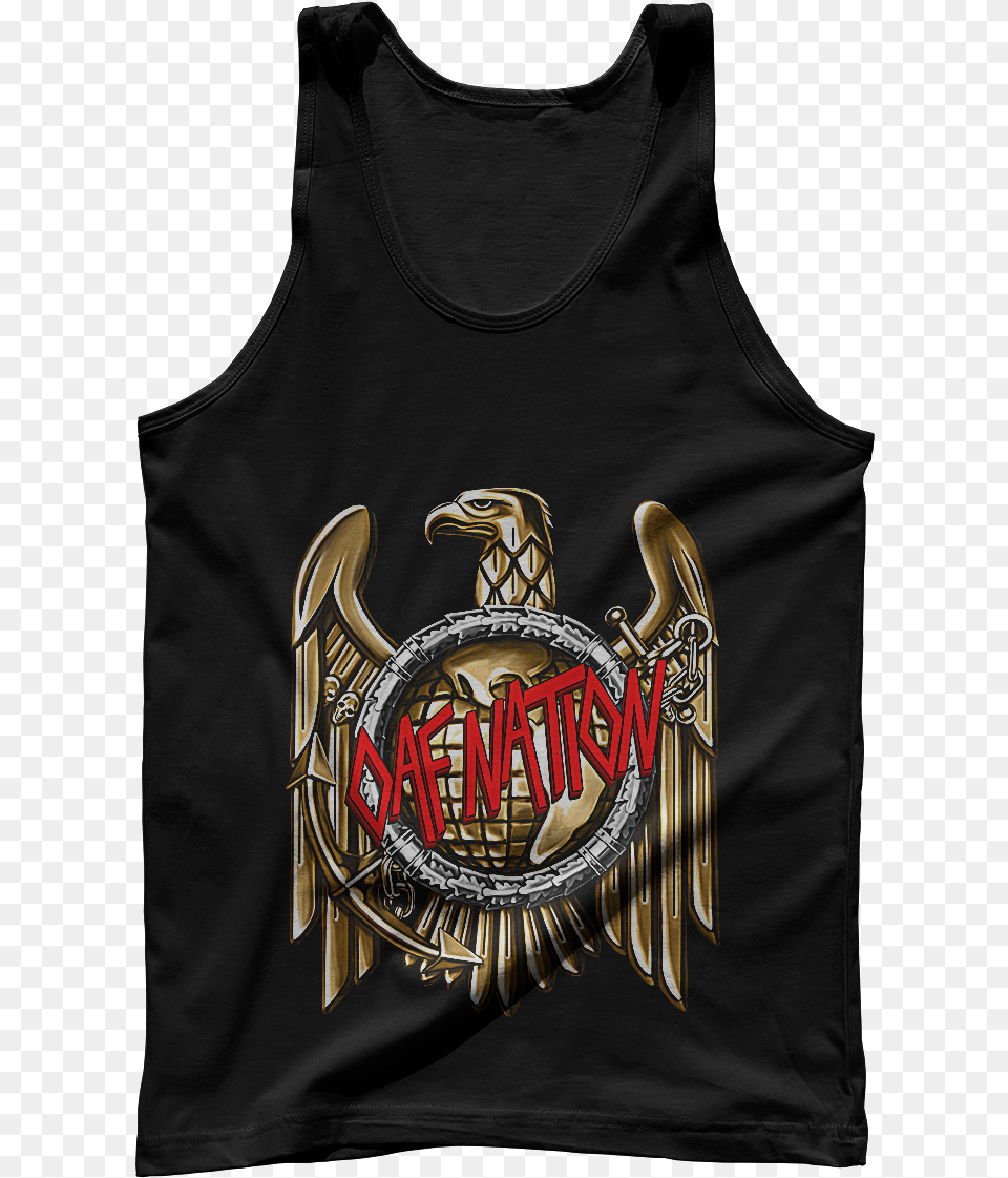 Slayer Eagle Donald Trump, Logo, Clothing, Tank Top, Animal Png