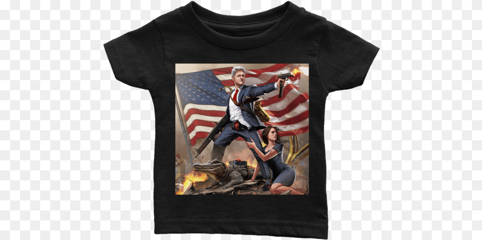 Slayer In Chief Most American 4th Of July, Clothing, T-shirt, Woman, Man Png Image
