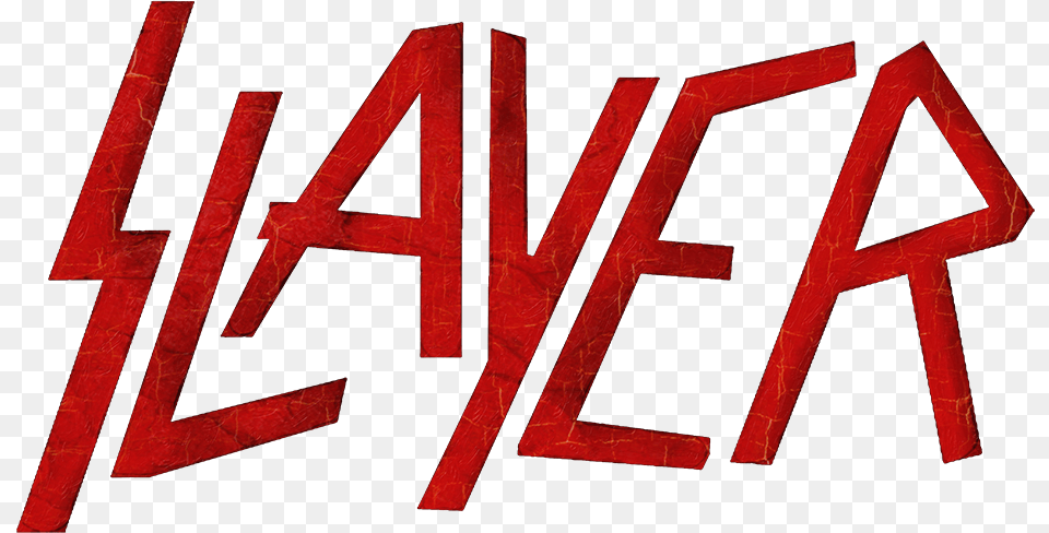 Slayer Woven Patch Scratched Logo Slayer Band Logo Transparent, Text, Symbol Png Image